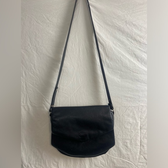 Vintage Longchamp Black Purse Vintage Longchamp Leather Shoulder